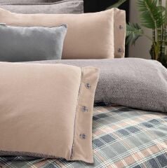 Sarev Arno V1 Flanel Nevresim Takımı Çift Kişilik