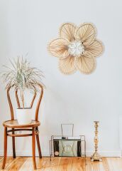 The Mia DKR0495 Dekoratif Palmiye Yaprağı 73x65x65 Cm