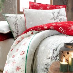 Sarev Dolce V1 Flanel Nevresim Takımı Çift Kişilik