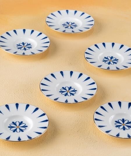 Acar 5594 Dolly Fıorı 6 Lı Porselen Çay Tabağı