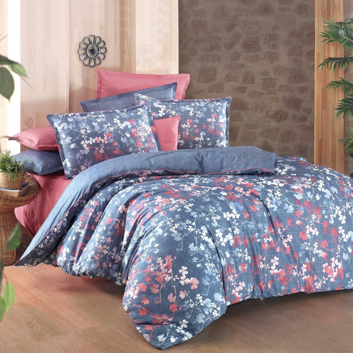 Sarev Enola V3 Fancy Poplin Nevresim Takımı Çift Kişilik