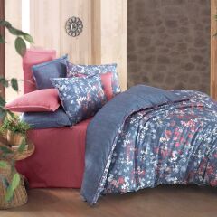 Sarev Enola V3 Fancy Poplin Nevresim Takımı Çift Kişilik