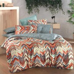 Sarev Izla V1 Fancy Poplin Nevresim Takımı Tek Kişilik