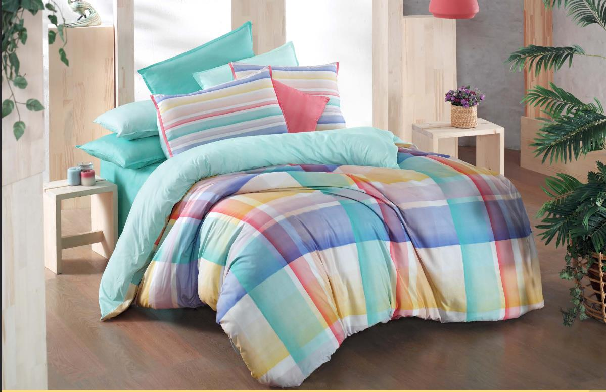 Sarev Vegas V1 Fancy Poplin Nevresim Takımı Tek Kişilik