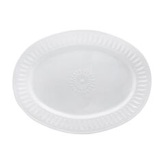 The Mia GRD0003 Grande Servis Tabağı Beyaz 41x31 Cm