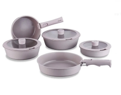 Korkmaz A2799 Pratika Çıkarılabilir Saplı 10 Parça Tencere Tava Seti