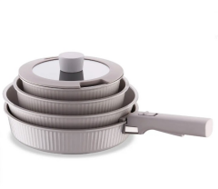 Korkmaz A2799 Pratika Çıkarılabilir Saplı 10 Parça Tencere Tava Seti