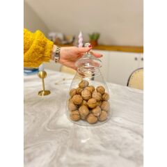 The Mia CAM0272 Cam Kapaklı Kavanoz 17,5x24 Cm