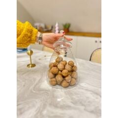 The Mia CAM0272 Cam Kapaklı Kavanoz 17,5x24 Cm