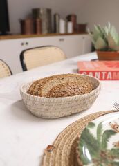 The Mia SPT0070 Hasır Oval Sepet 22x16x6 CM