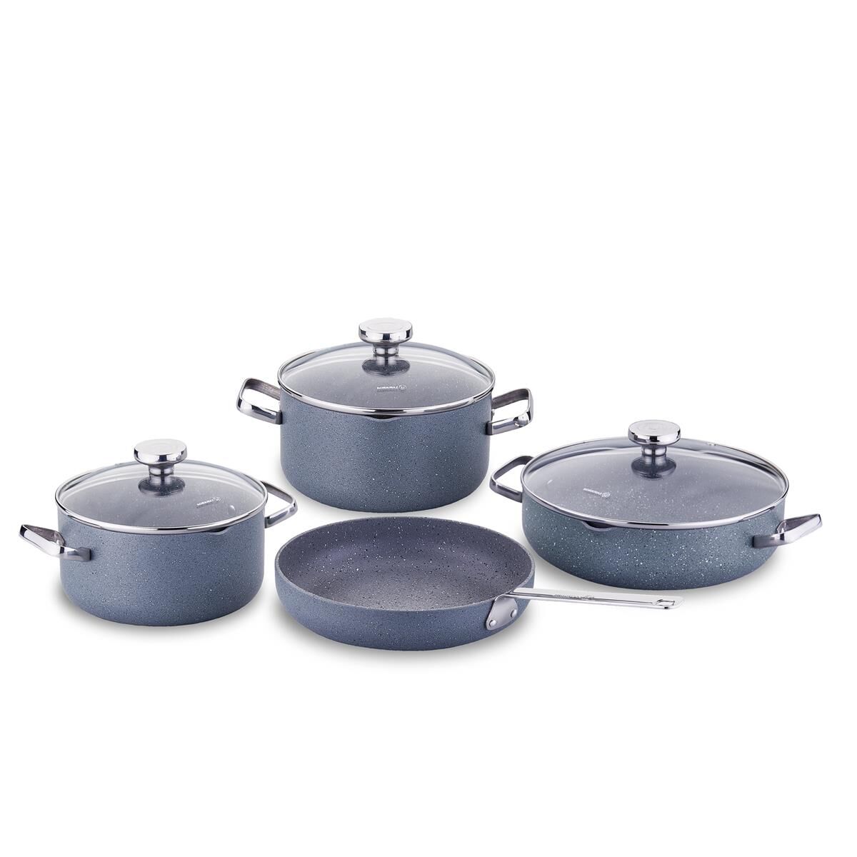 Korkmaz A2864 Stona 7 Parça Tencere Seti
