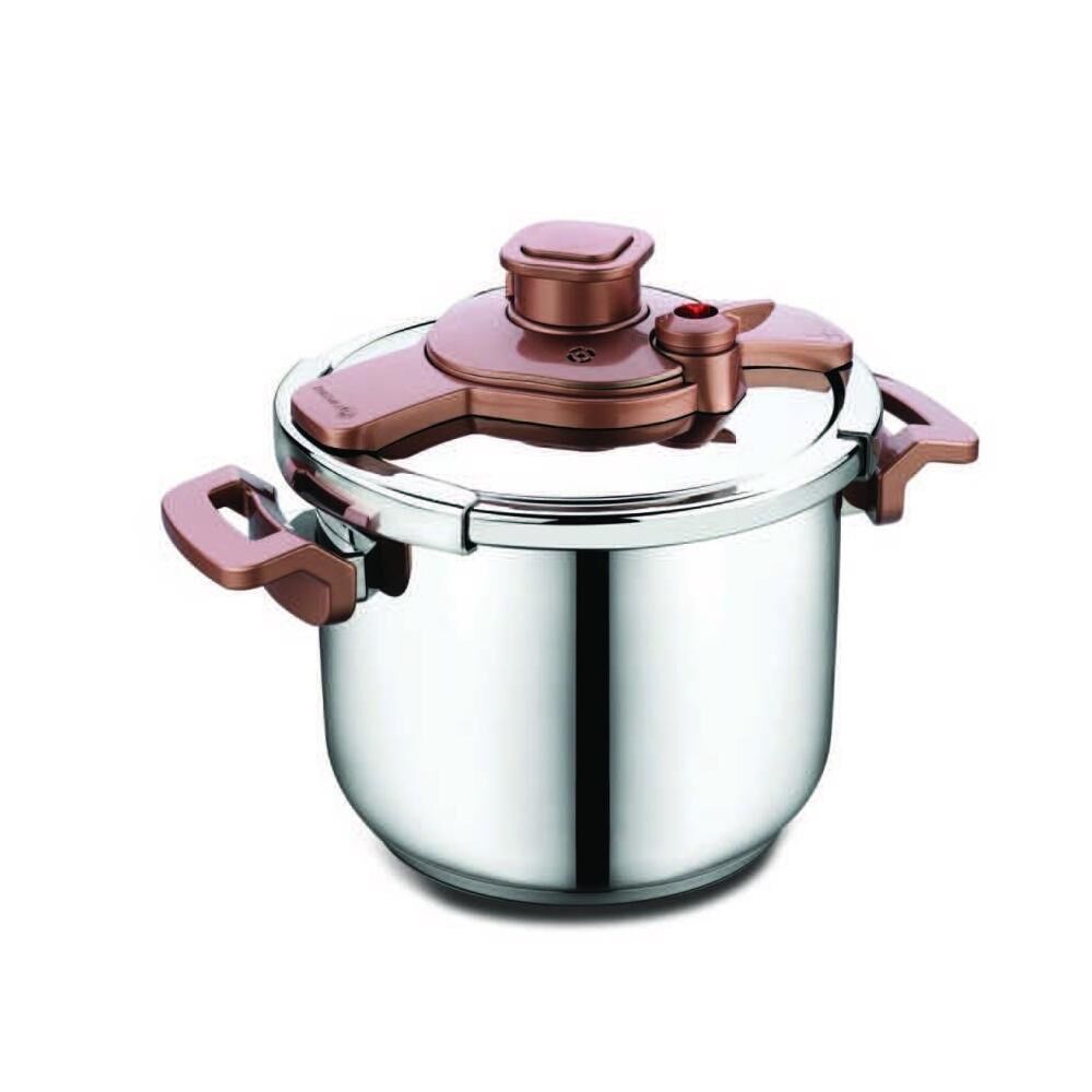 Korkmaz A153-18 Tessa Rosa Vita Düdüklü Tencere Siyah 7,0 Lt