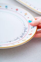 Acar 7729 Livaldi Servis Tabağı 6 Lı Set - 26 cm