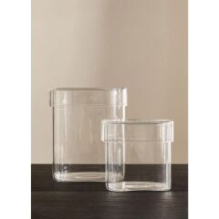 The Mia CAM0371 Clear Cam Kavanoz Kare 13x11 Cm