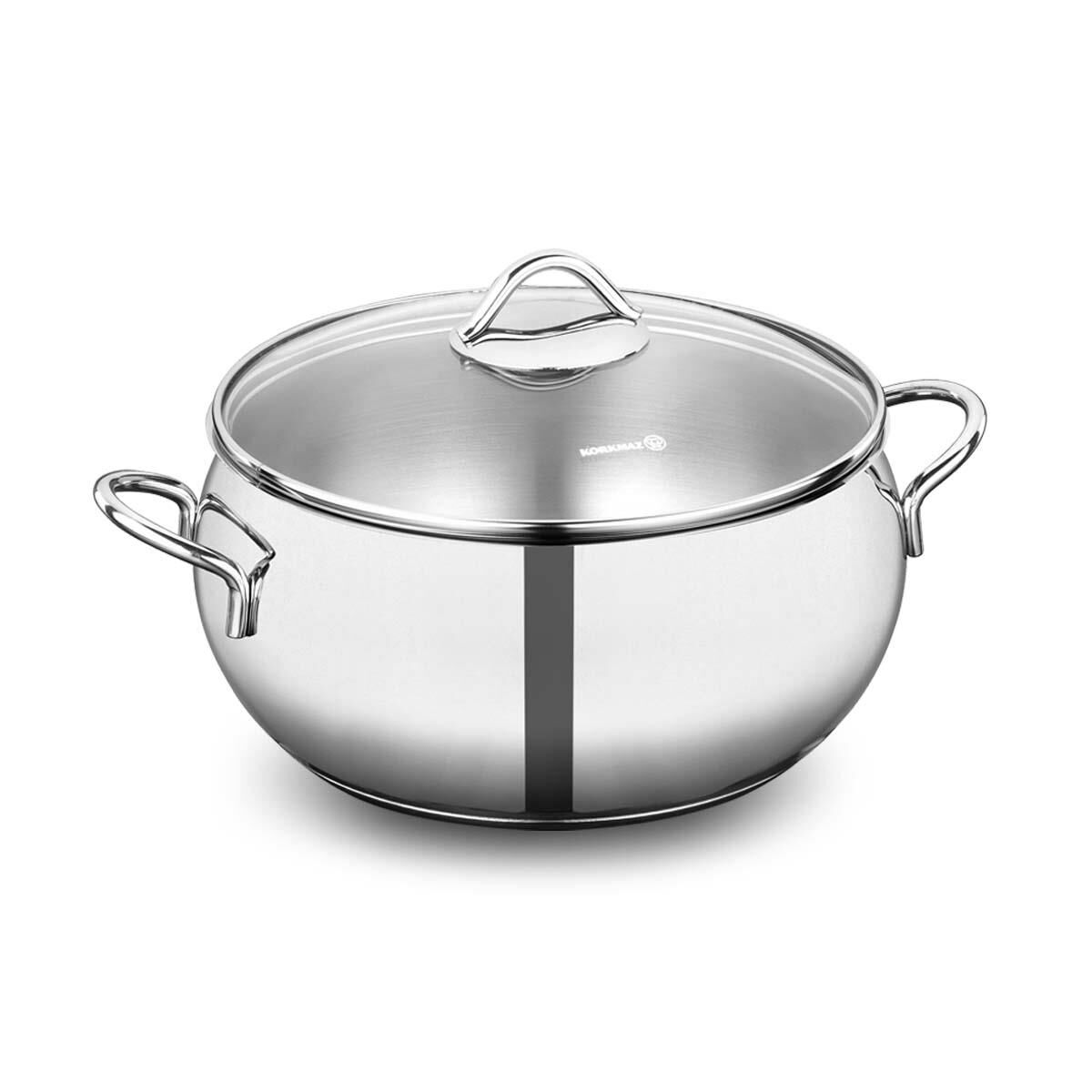 Korkmaz A1075 Tombik Tencere 24x12 Cm 5,5 Lt