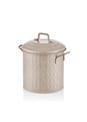 The Mia PZM0047 Prizma Çöp Kovası Tezgah Karamel 4 Lt