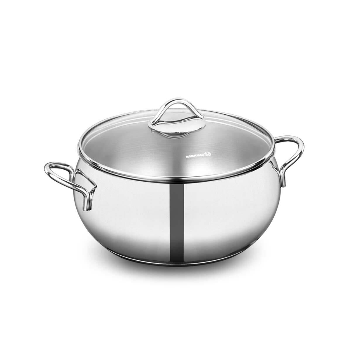 Korkmaz A1073 Tombik Tencere 20x10 Cm 3,5 Lt