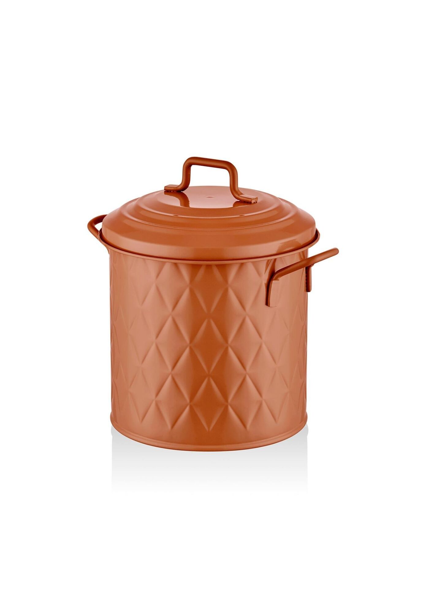 The Mia PZM0081 Prizma Çöp Kovası Tezgah Terracota 4 Lt