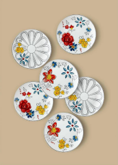 The Mia DNR0053 Fiore Pasta Tabağı 6 Lı Set - 21 cm