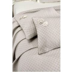 Sarev Belis V1 Bej Yatak Örtüsü Tek Kişilik