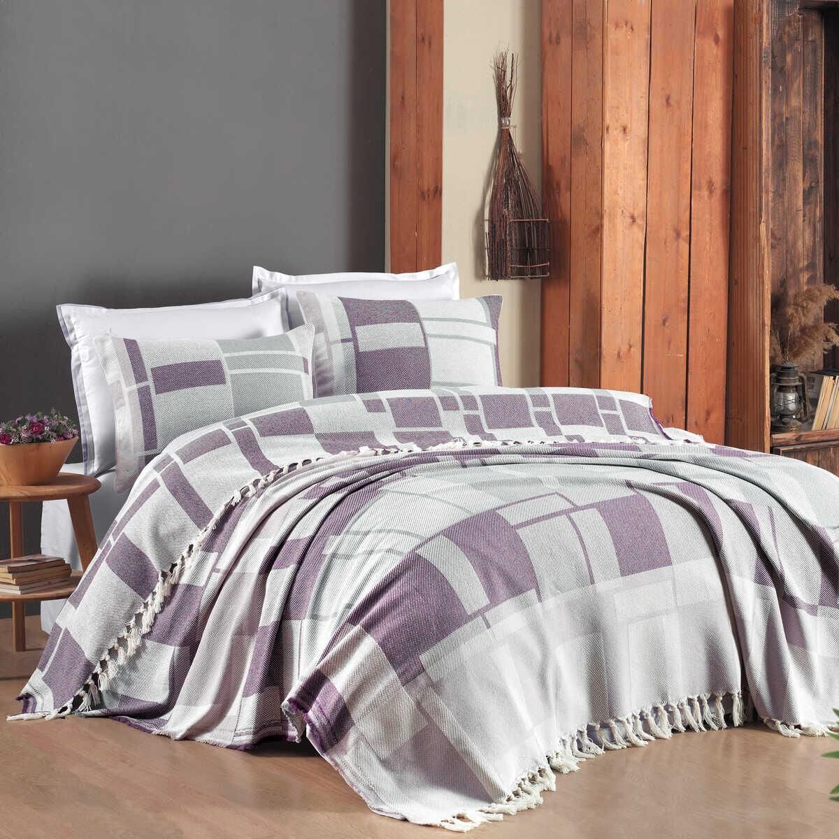 Sarev Enlora V2 Yatak Örtüsü Çift Kişilik