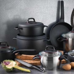 Korkmaz A1355 Gusto Plus Kısa Tencere 26 cm