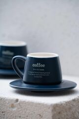 Acar 7459 Blush 2 Li Kahve Fincan Takımı Lacivert