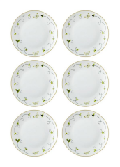 The Mia DNR0067 Butterfly Pasta Tabağı 6 Lı Set - 21 cm