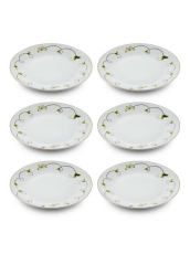 The Mia DNR0067 Butterfly Pasta Tabağı 6 Lı Set - 21 cm