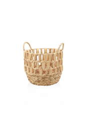 The Mia SPT0072 Hasır Kulplu Sepet 28x29 CM