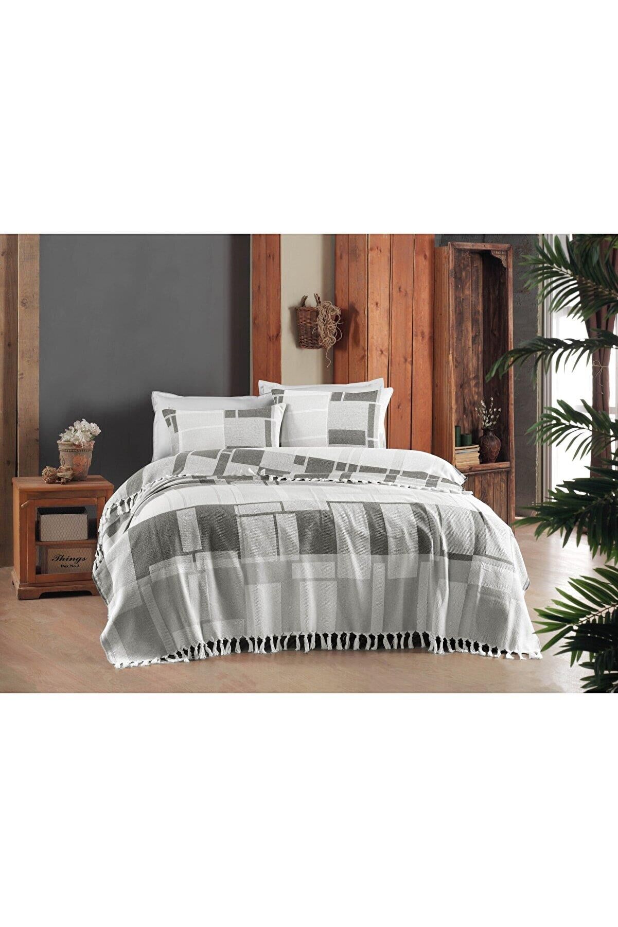 Sarev Enlora V1 Yatak Örtüsü Çift Kişilik