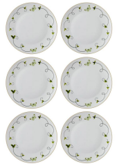 The Mia DNR0068 Butterfly Servis Tabağı 6 Lı Set - 27 Cm