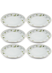 The Mia DNR0068 Butterfly Servis Tabağı 6 Lı Set - 27 Cm