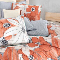 Sarev Ladına V1 Fancy Poplin Nevresim Takımı Çift Kişilik