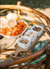 The Mia WDY0007 Woody Porselen Servis 33x10 Cm