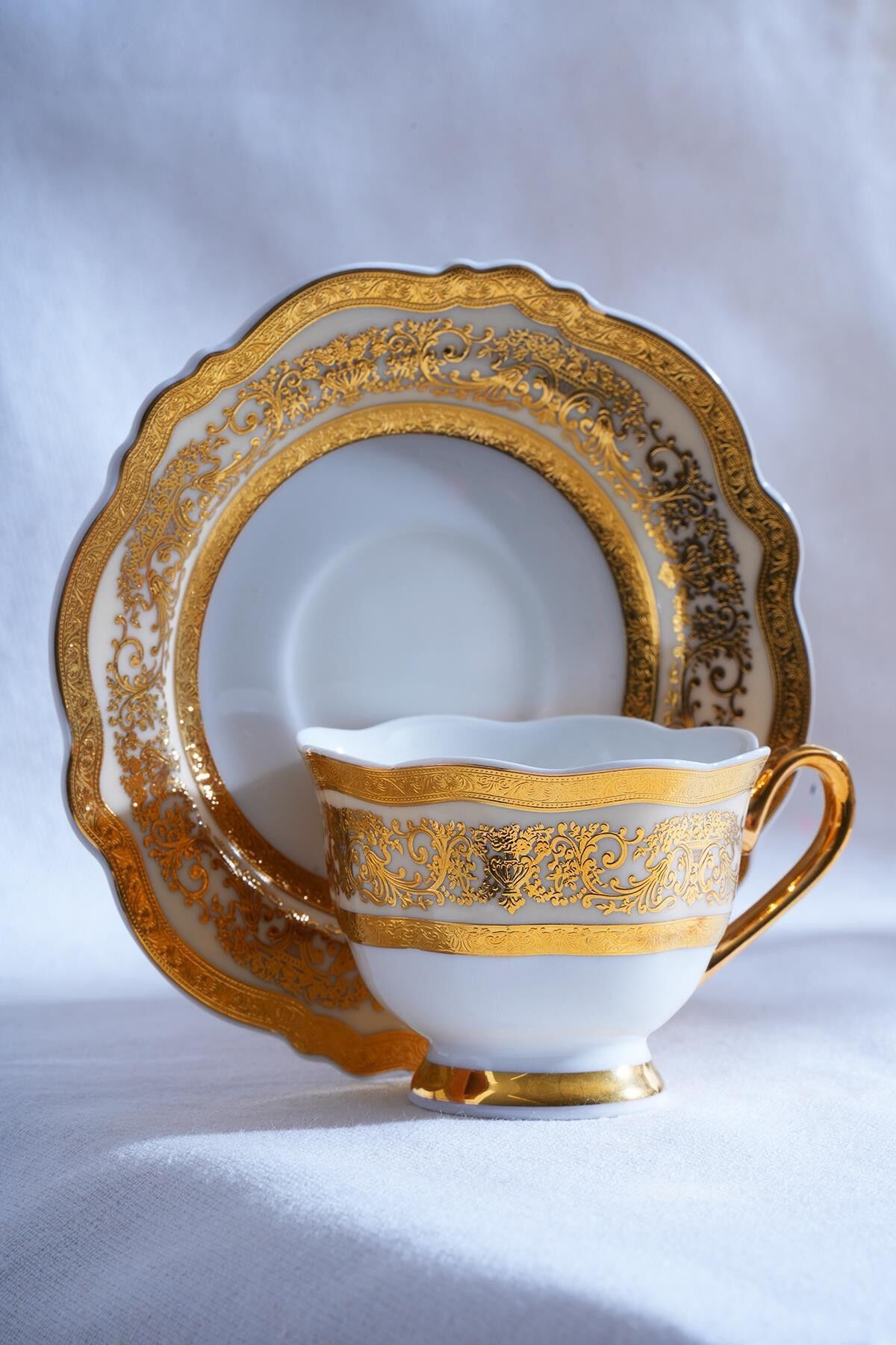 Acar 6889 Lilibet 6 Lı Kahve Fincan Takımı Gold