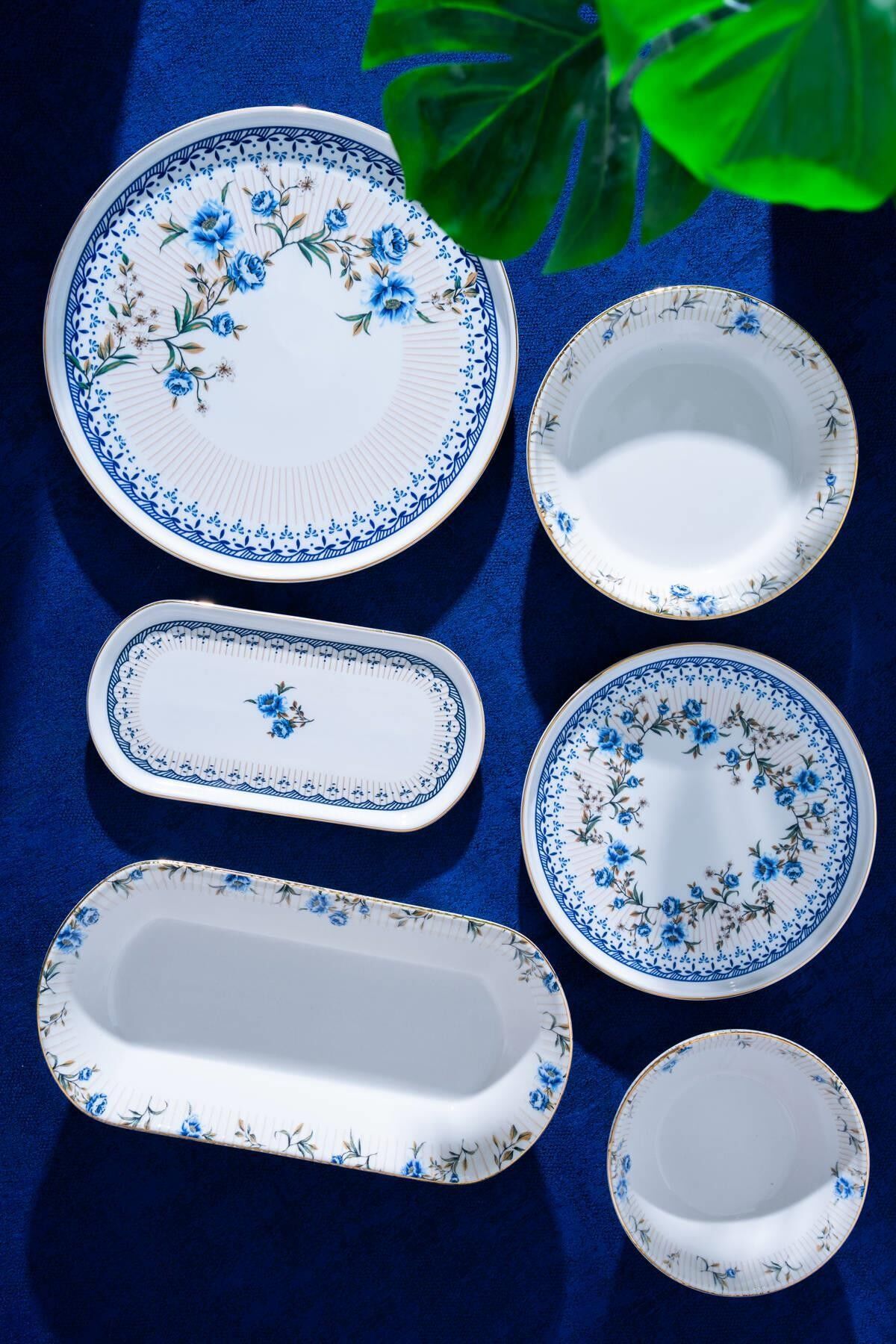 Acar 7799 Persea Porselen 27 Parça Yemek Takımı