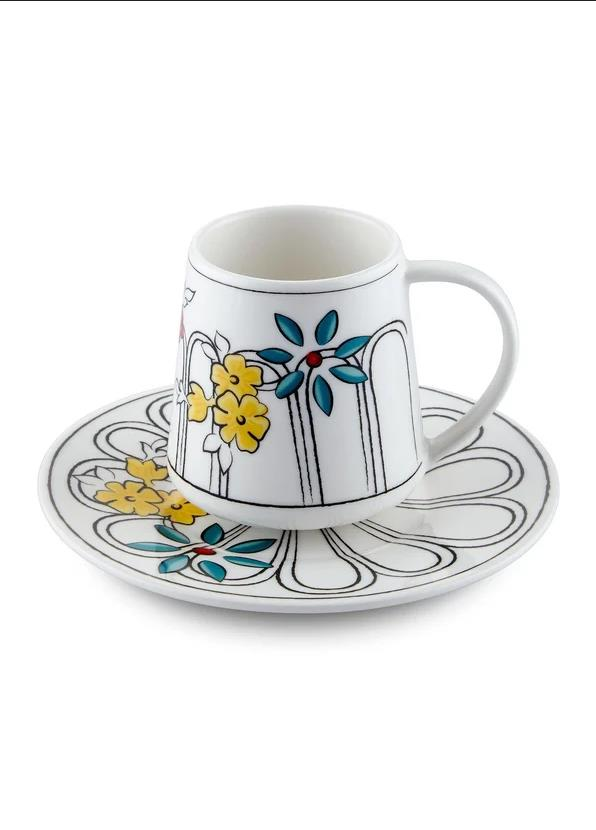 The Mia CUP0045 Fiore Türk Kahve Fincanı Tek Kişilik 100 cc