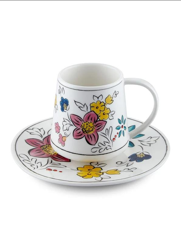 The Mia CUP0044 Fiore Türk Kahve Fincanı Tek Kişilik 100 cc