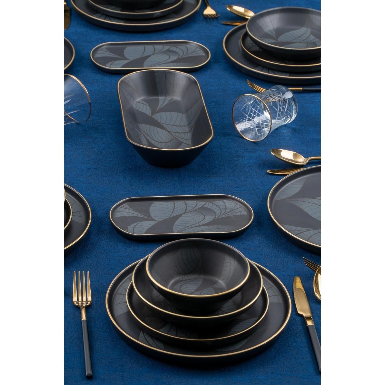 Acar 44 Flowers Porselen 27 Prç Yemek Takımı