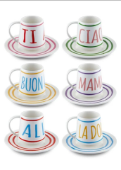 The Mia CUP0058 Ti Amo 6 Lı Türk Kahve Fincan Takımı 100 cc