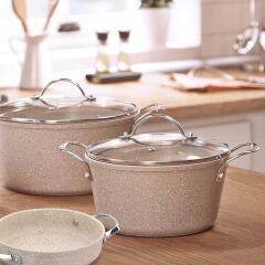 Korkmaz A1854 Granita 24 cm Kısa Tencere