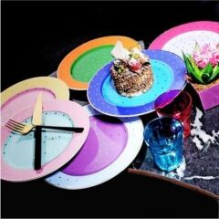 Kosova FNC-28 Bone China 6 Lı Pasta Seti Puantiyeli