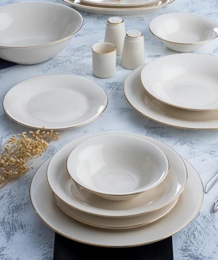 Acar 410 Blake - İstanbul 60 Prç Gold Yemek Takımı