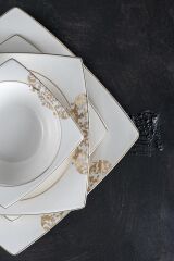 Acar 350 Elena 60 Parça 12 Kişilik Yemek Takımı