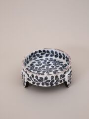 The Mia TLC0023 Sedef Ayaklı Dekor 20x9 Cm