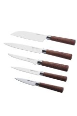 Acar 512 Venedik 5 Prç Ahşap Takozlu Bıçak Takımı
