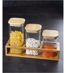 Acar 9295 Standlı 3 Lü Baharat Takımı