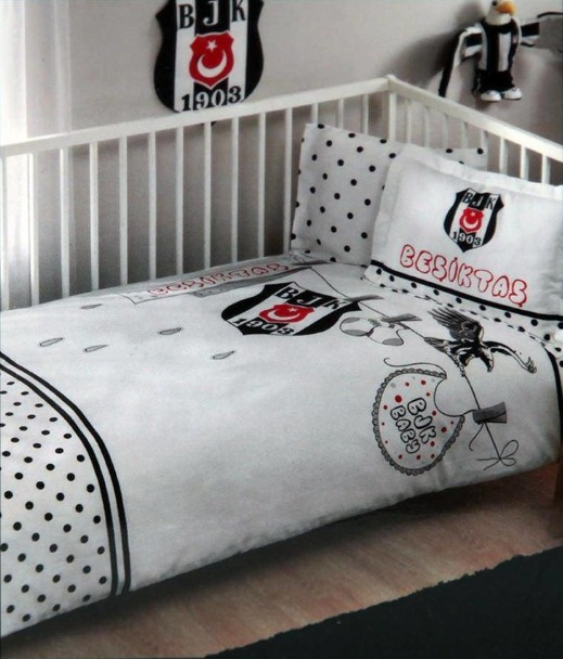 Taç Lisanslı BJK Fanatik Baby Bebek Uyku Seti