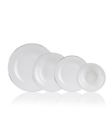 Acar 22-0004 İstanbul Silver 24 Prç Yemek Takımı